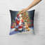 Coussin Akita and Santa Claus-101410172