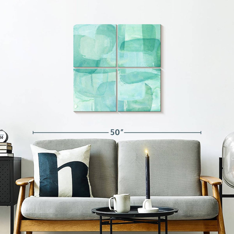 Sea Glass Reflection I, H 26 po x l 26 po
