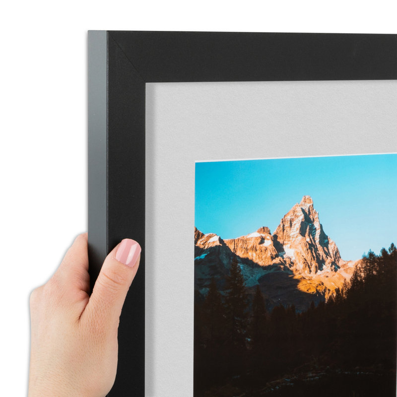 Matte Picture Frame with Mat, Candlewick