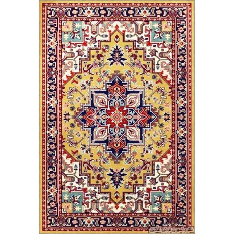 Tapis décoratif délavé à motif géométrique moderne délavé, Tapis de couloir 2 pi 6 po x 6 pi 7 po inclus