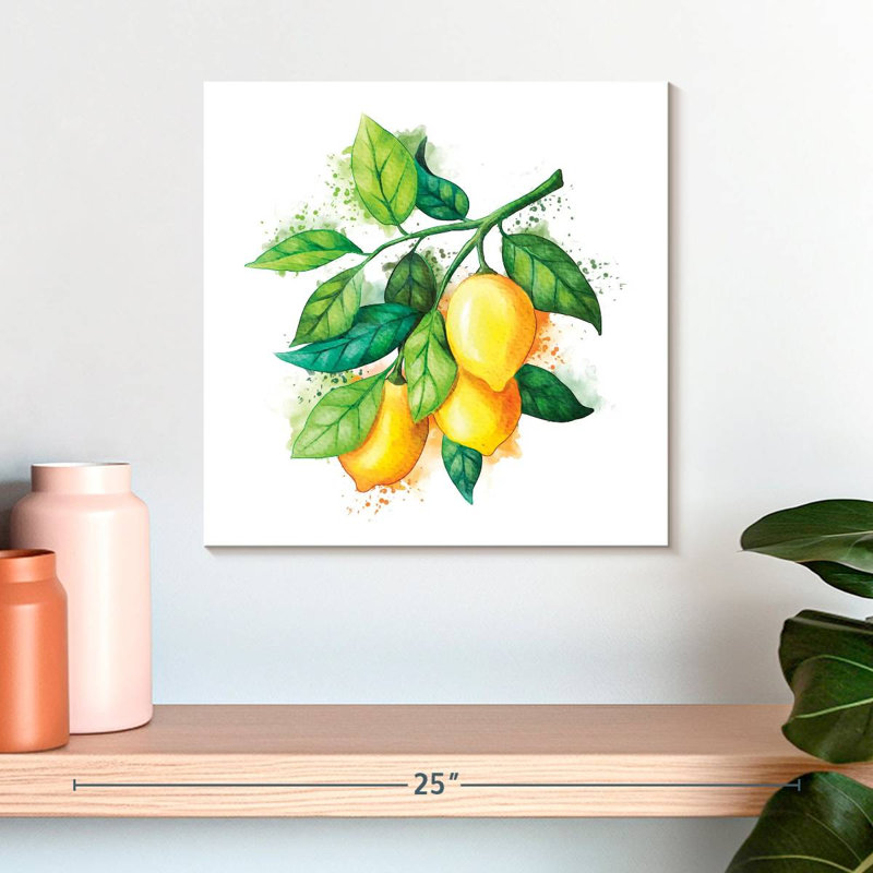 Yarlin - branche de citron, H 16 po x l 16 po