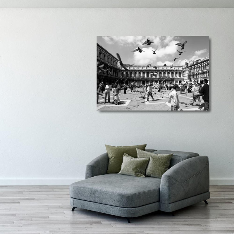 Piazza San Marco, Venise, H 27 po x l 40 po