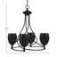 Lustre 4 lumières avec verre matriciel 5 "Sadea-431086545-431086556