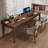 Light-walnut Rectangular Solid Wood desk-109514145