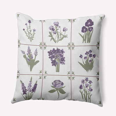 Outdoor Reversible Throw Pillow