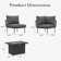 Outdoor Patio Woven Rope Wicker Modular 9 Pieces Sectional Set With Fire Pit Table And Cushions