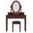 Vanity Desk with Adjustable Angle Mirror