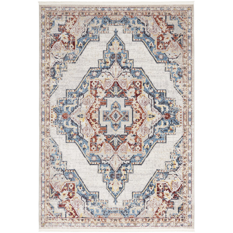 Sone Oriental Indoor Rug, Rectangle 4' x 6'