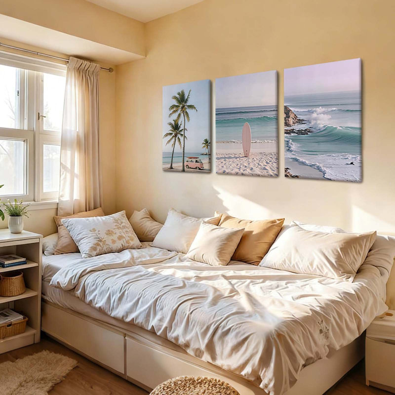 3 Piece Wrapped Canvas Wall Art