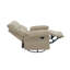 Fauteuil inclinable, pivotant, moderne et rembourré avec tissu texturé pour salon et chambre de bébé-495079888