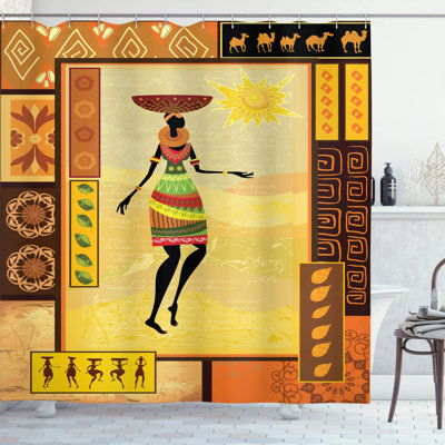 Dalmazio Shower Curtain with Hooks Included