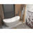67 - Inch Freestanding Gloss White Acrylic Soaking Tub, Oval Design, Center Drain, Polished Finish, Comfortable And Spacious, Easy To Install On Your Own Bathing Experience, Efficient Drainage System