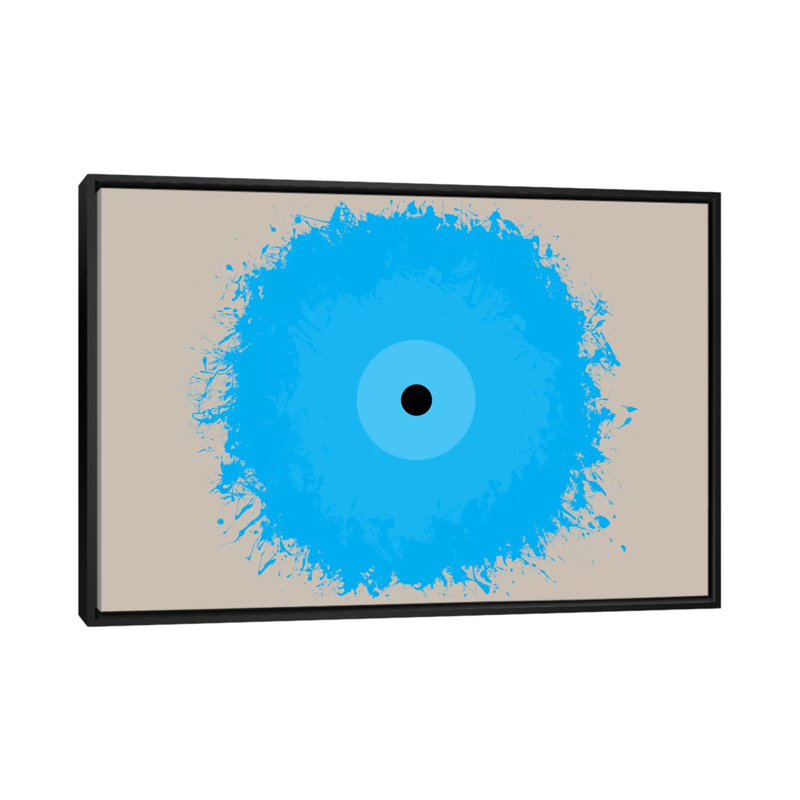 Albree Modern Cool, impression sur toile, H 18 po x l 26 po x P 1,5 po, Toile avec cadre noir, Pas de tapis
