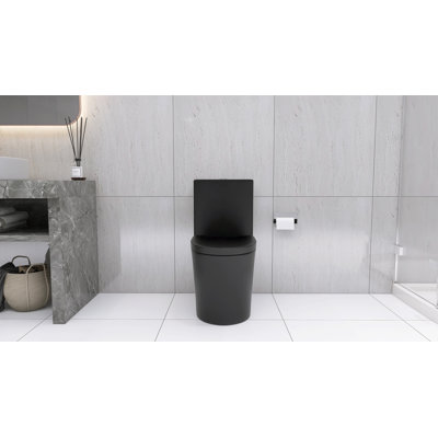 Toilette allongée une pièce à double chasse 1,1 / 1,6 GPF, siège d'économie d'eau confortable, carte 1000G