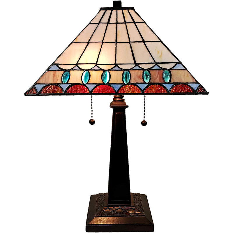 Mose Metal Bankers Lamp, 21''H x 14''W x 14''D