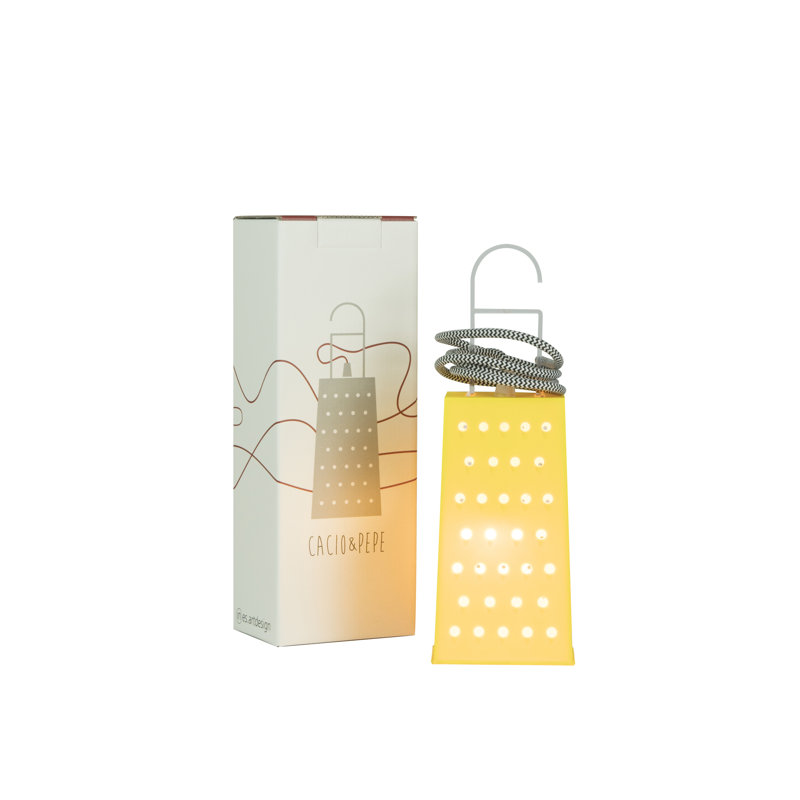 Be.pop Novelty Lamp, Grey/Yellow