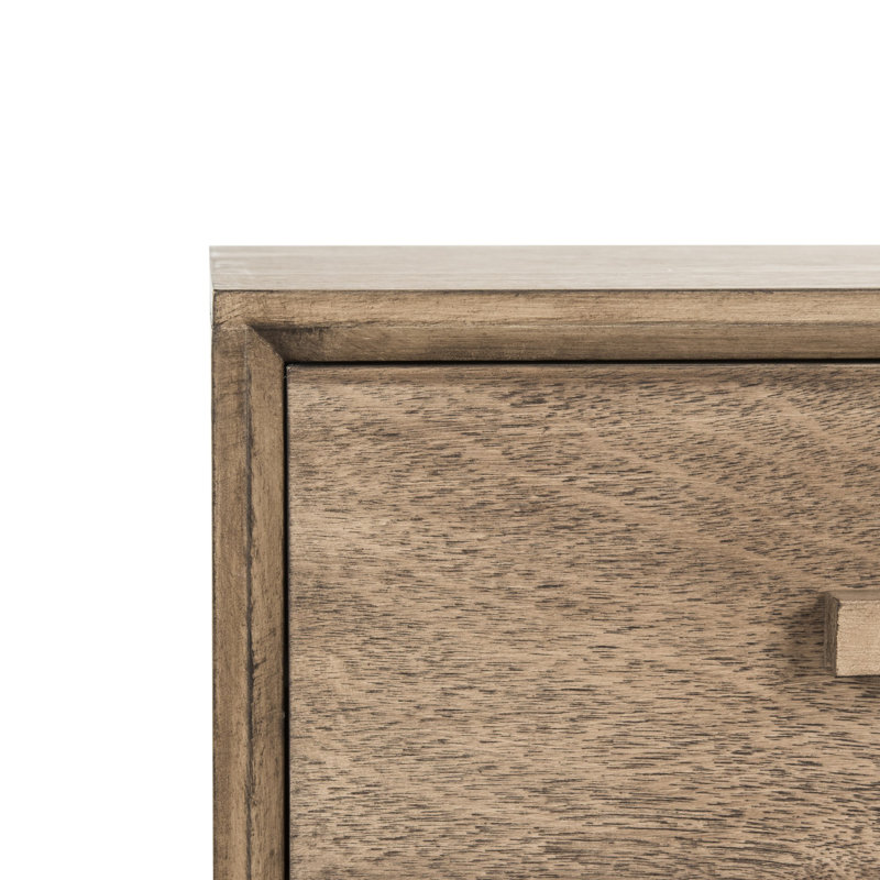 Pomona 27" Desert Brown Pine 3-Drawer Chest