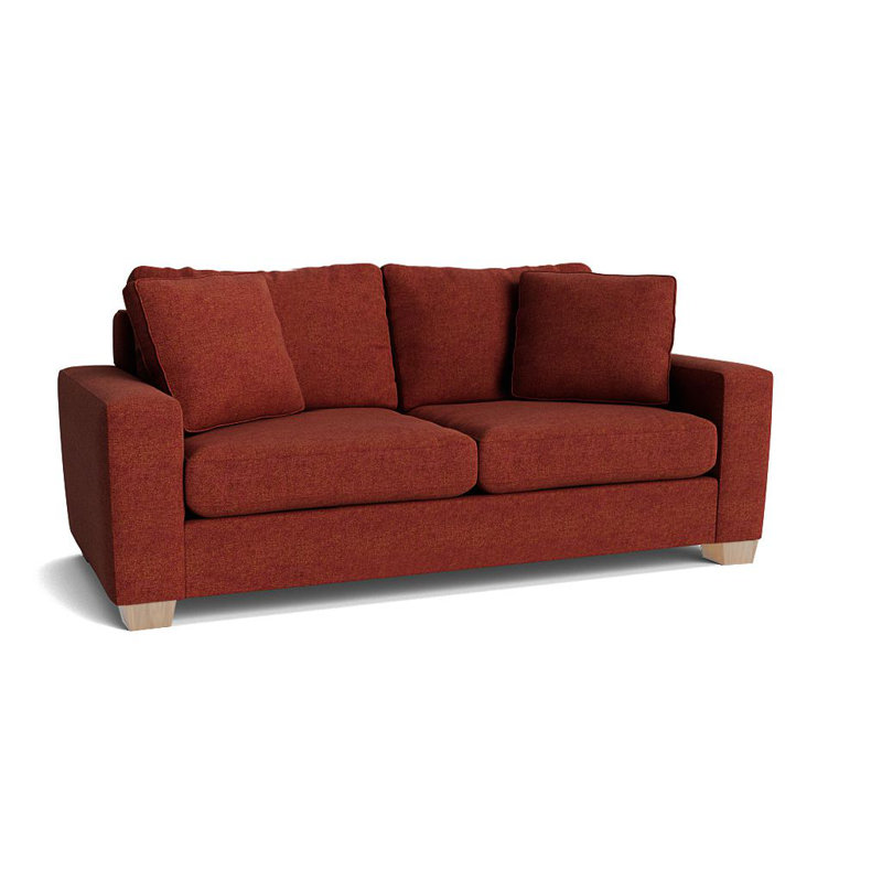 Anastase Upholstered 79'' Sofa, Unfinished, Entice Brick