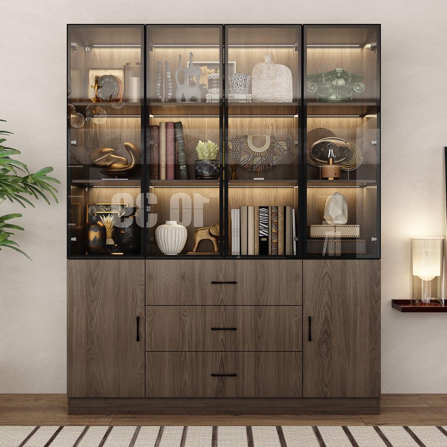 Latitude Run® Giddeon 78.7'' Dining Cabinet | Wayfair