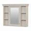 Armoire de salle de bain murale 35 "x 28" avec miroir, armoire, 6 tablettes ouvertes-116129755