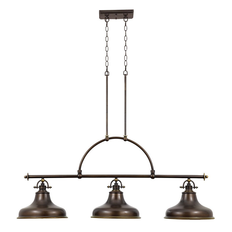 Paulin 3 - Light Kitchen Island Pendant, Palladian Bronze