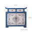 Armoire d'appoint en bois massif Antique