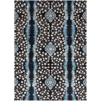Geometric Hand Knotted Area Rug