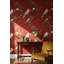 Papier peint floral oiseau rouge amovible double rouleau