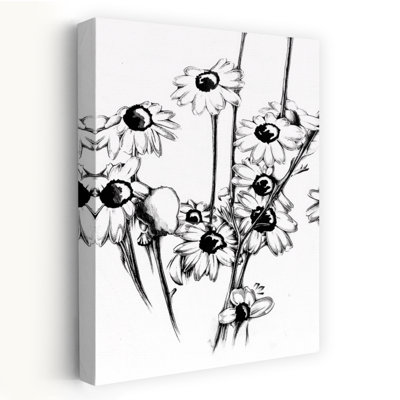 «Floral Nature Art», croquis de 15 fleurs abstraites élégantes, reproduction d'art murale