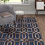 Vegas Geometric Wool Hand Woven Area Rug-20206348