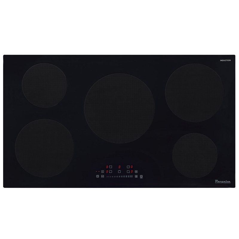 Plaque de cuisson à induction 36 pouces avec commandes tactiles coulissantes et minuterie Rangaire