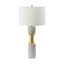 15 po x 15 po x 30 po avec lampe de table en métal