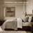 EVERGRACE Channel Stitch 100% Cotton Quilt Set, Pre-Washed Cotton Sateen Coverlet Bedspread, 3-Piece Soft & Breathable Bedding Set With 2 Shams For All Seasons-124555135-124555136