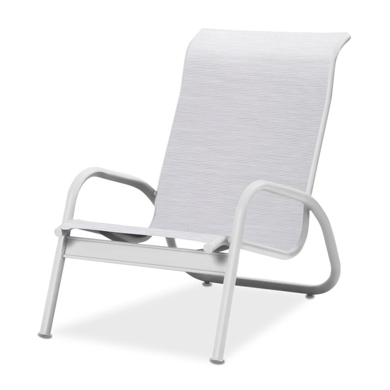 Gardenella Patio Chair, White, Abalone