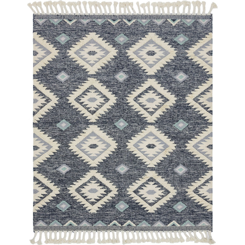 Alenah Wool Southwestern Indoor Rug, Rectangle 8' x 10'