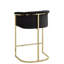 Tabouret de comptoir en velours Kanni-106895755
