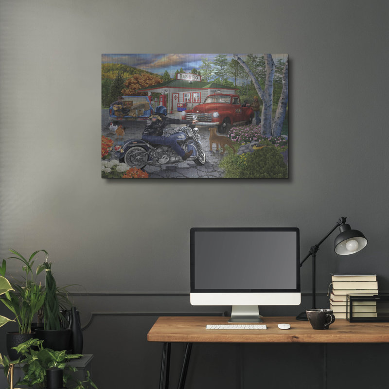 " American Roadside " by Bigelow Illustrations, 24" H x 36" W