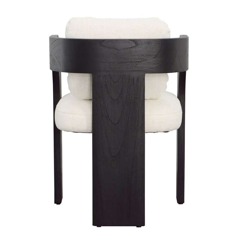 Maravi Linen Blend Upholstered Dining Table