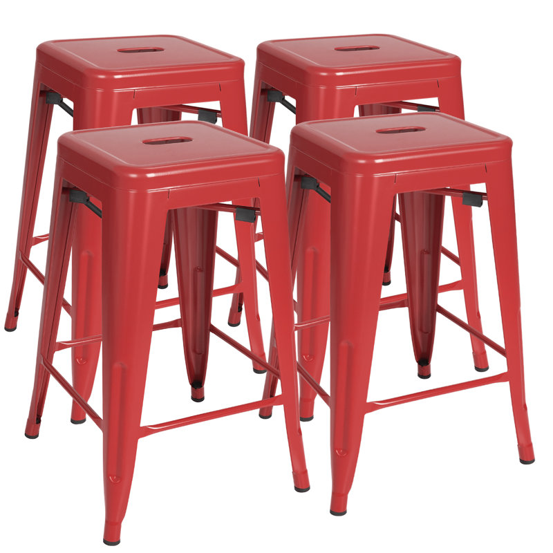 Medway Counter Stool, Red