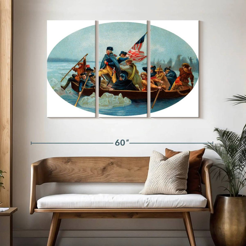 Lelar Washington Delaware, 32" H x 50" W