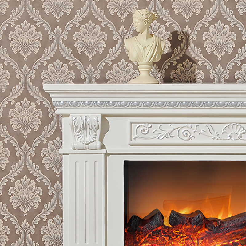 Electronic fireplace heater