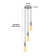 Brodhead 3 - Light Cluster Bulb Pendant