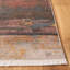 Tapis abstrait rouille / doré-1916552239
