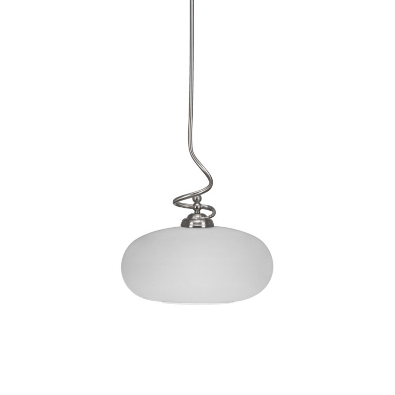 Capri Stem Hung Pendant, Brushed Nickel