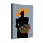 Plantes et fleurs, silhouette, femme, chapeau jaune, panier de fleurs-1829946506