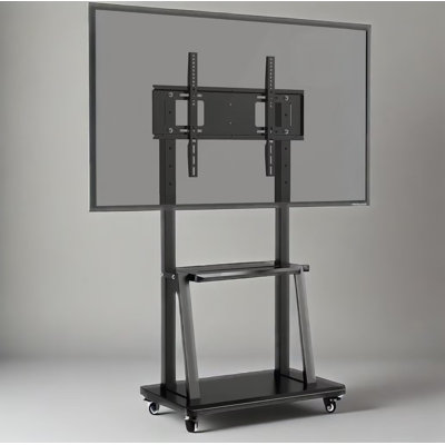 Support portatif JYXCN 40-86 pouces | Structure en acier de qualité industrielle, 4 roulettes silencieuses, assemblage facile