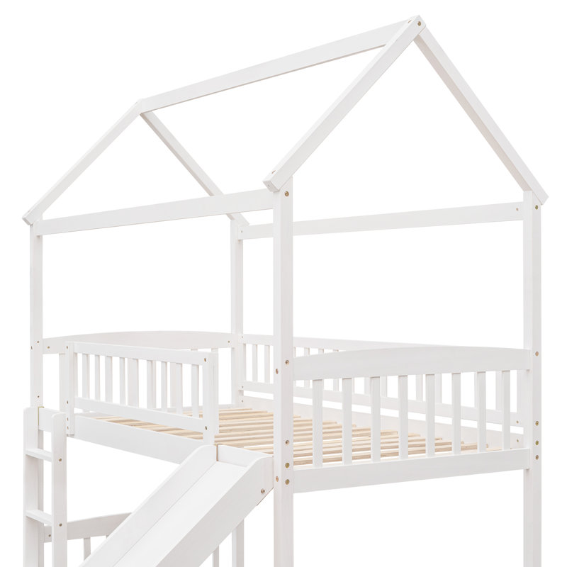 Bellemoor Kids Twin Loft Bed, White