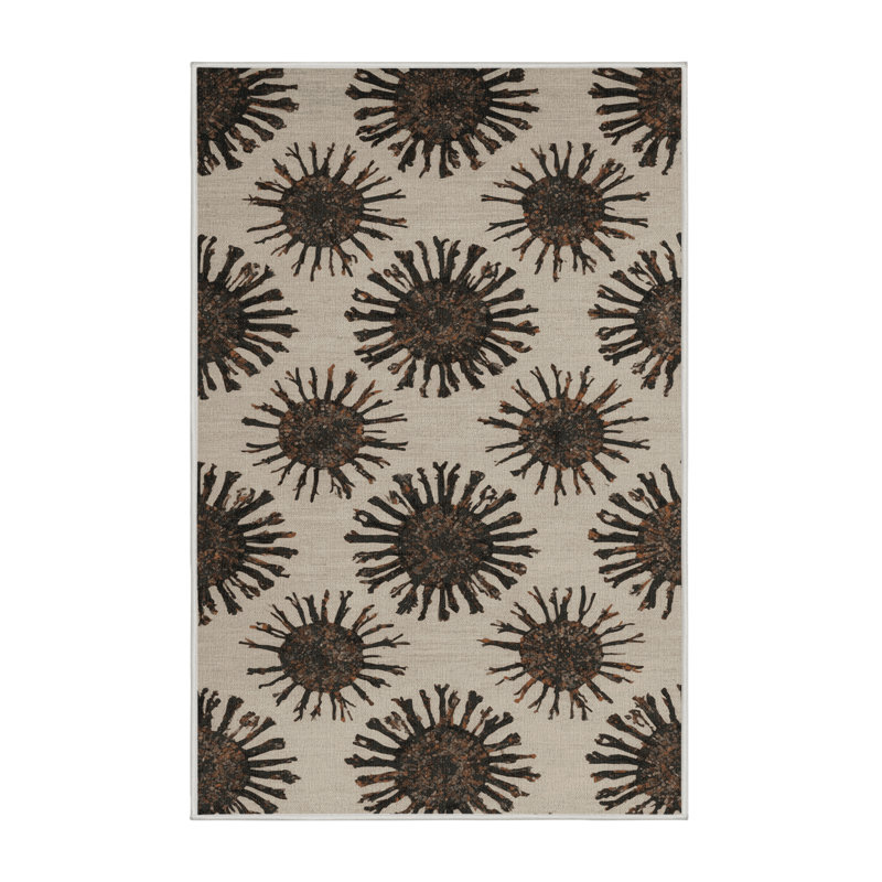 Tapis beige lavable à la machine, Tapis de couloir 2 pi x 4 pi