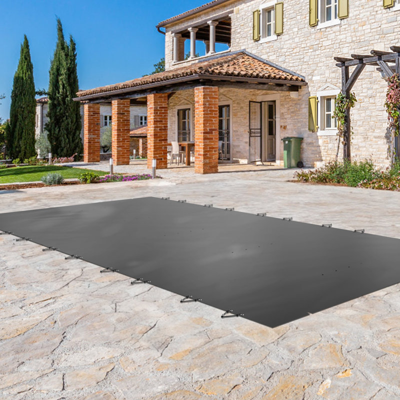 Pool Safety Cover Fits Rectangle Inground Pools, 20.3cm H x 61cm W x 43.2cm D