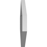 Vertical Peaked Surface Mount Signature Urethane Functional Gable Vent Pitch, Primed Tan 2SF-13